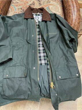 Smith & Wesson men’s waxed cotton coat. EUC